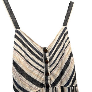 Universal Thread Dress, Sz XXL, Button Front, Cinched Back, PTP 19-21”, L41”,